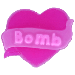 HEART DESIRE’ SHAPED BOMB COSMETICS